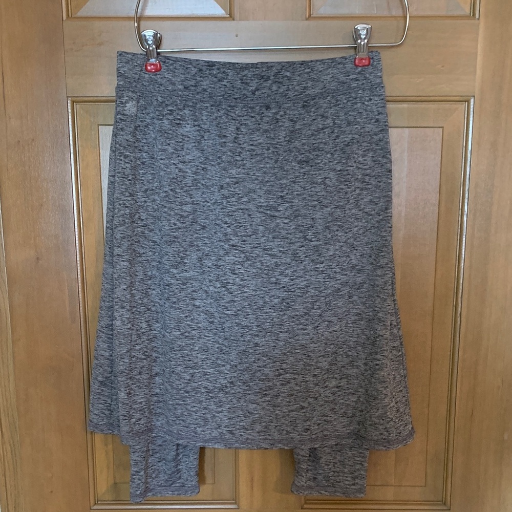 Heather Gray Athletic Skirt w/ Leggings